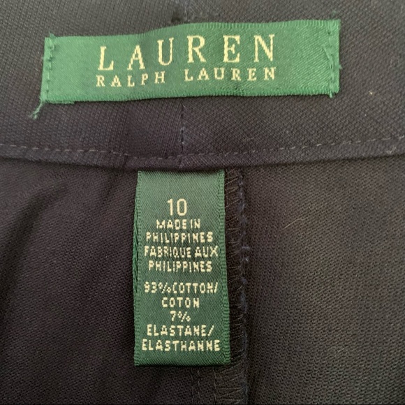 Ralph Lauren - Navy Stretch Pencil Skirt - Size 10 - Picture 5 of 5